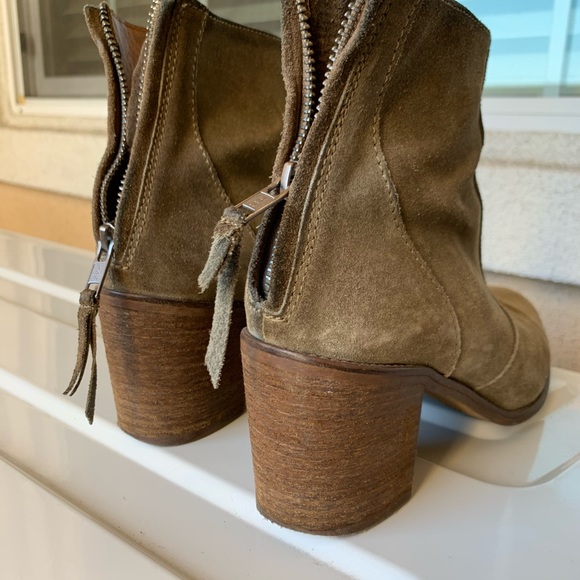 Madewell Ames tan suede ankle boots, size 7.5 - Picture 8 of 14